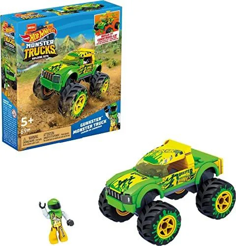 Mattel MEGA Hot Wheels™ Monster Truck Gunkster (HDJ94) - prix | Brick Broker