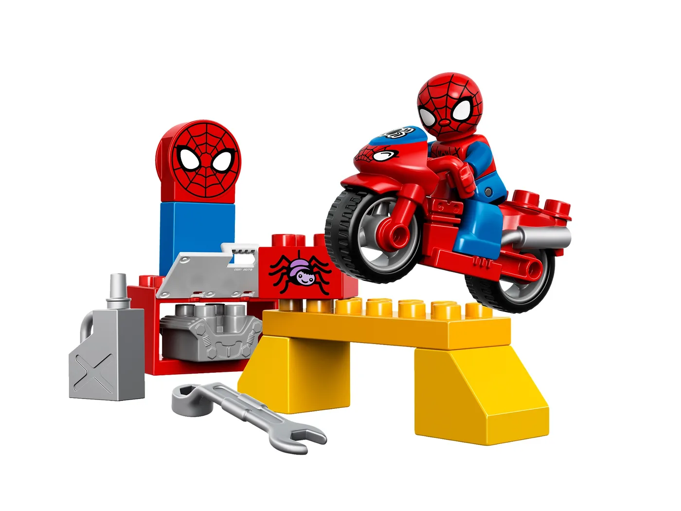LEGO 10607 Atelier moto-toile de Spider-Man - prix | Brick Broker