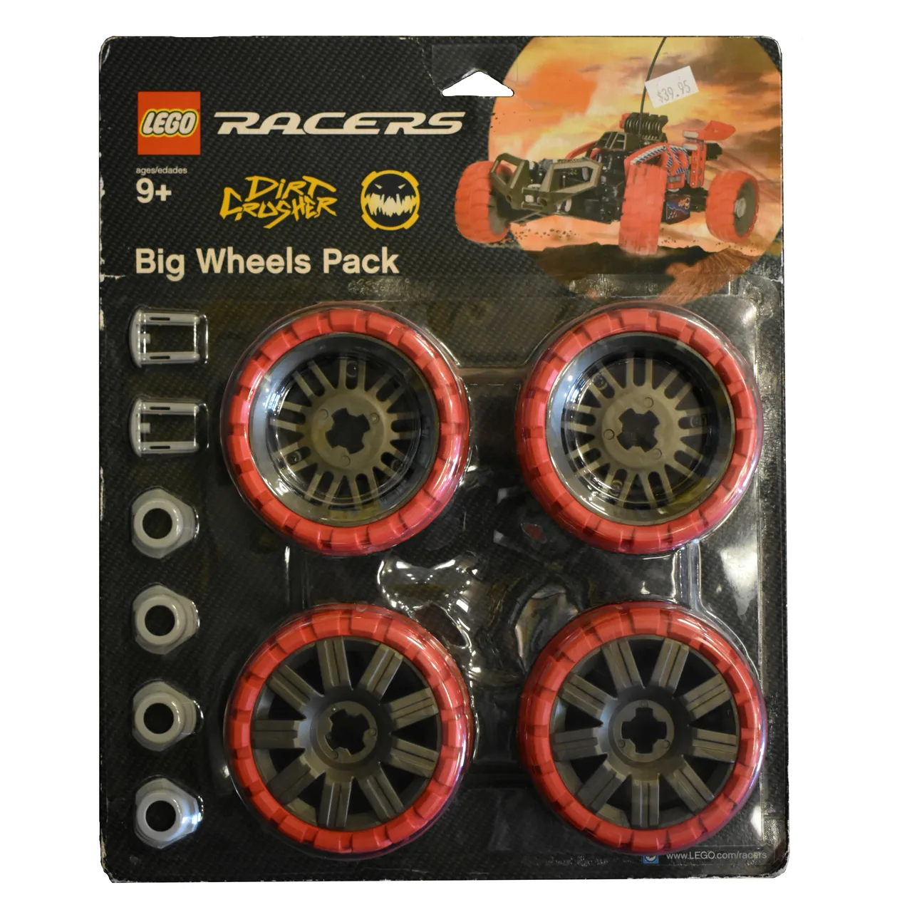 LEGO 4286013 Pack Grandes Roues Écraseur de Terre (Rouge) - prix | Brick Broker