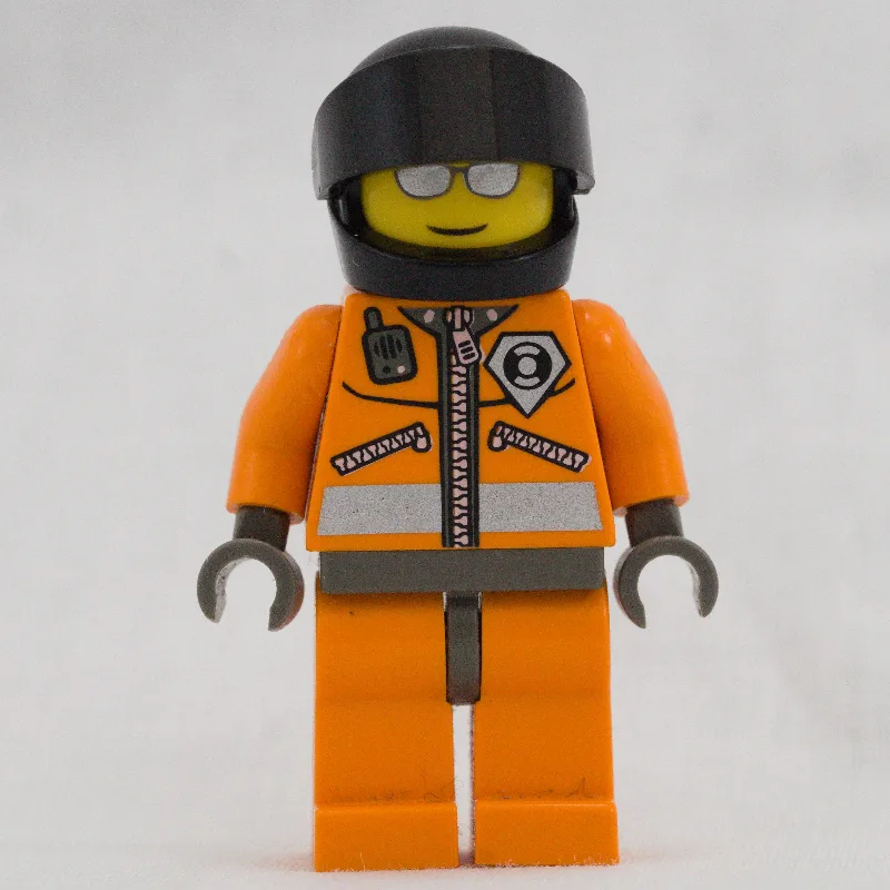 Coast Guard, Orange Jumpsuit with Zipper, Rad… — minifigurine LEGO | Brick Broker