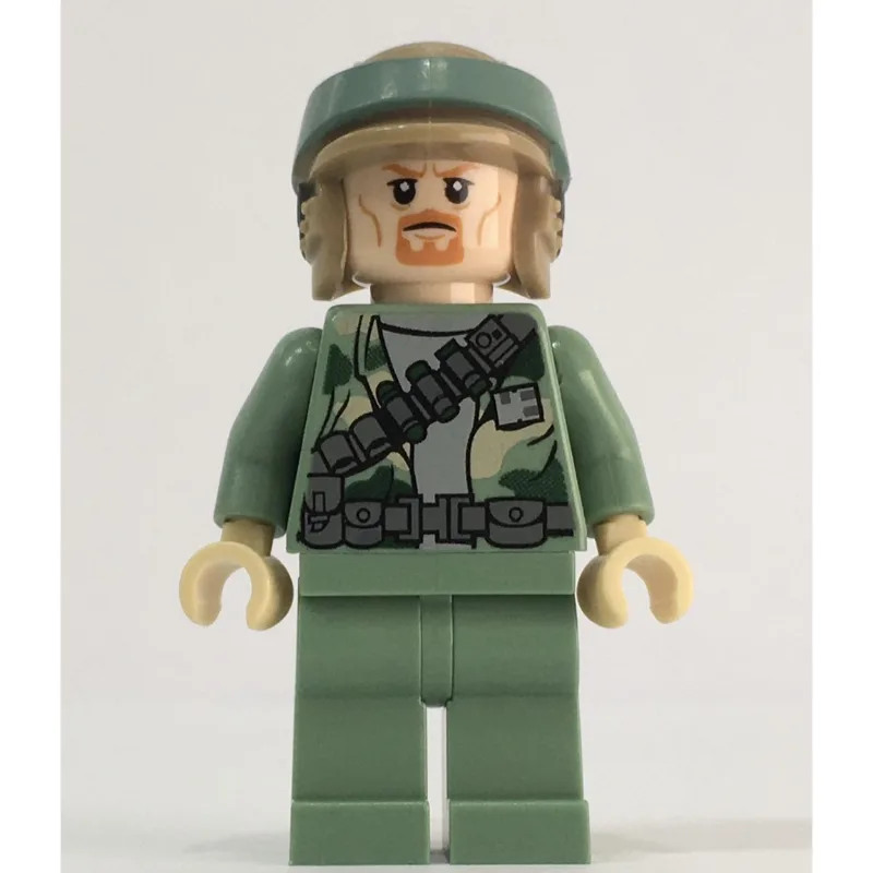 Rebel Trooper in Endor Uniform, Sand Green Le… — minifigurine LEGO | Brick Broker
