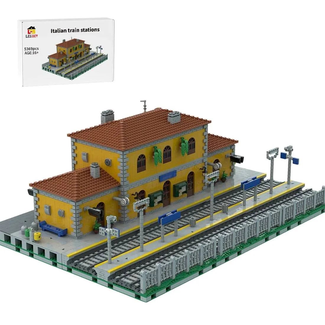 LesDiy Gare ferroviaire italienne classique (LESDIY-3729586) - prix | Brick Broker
