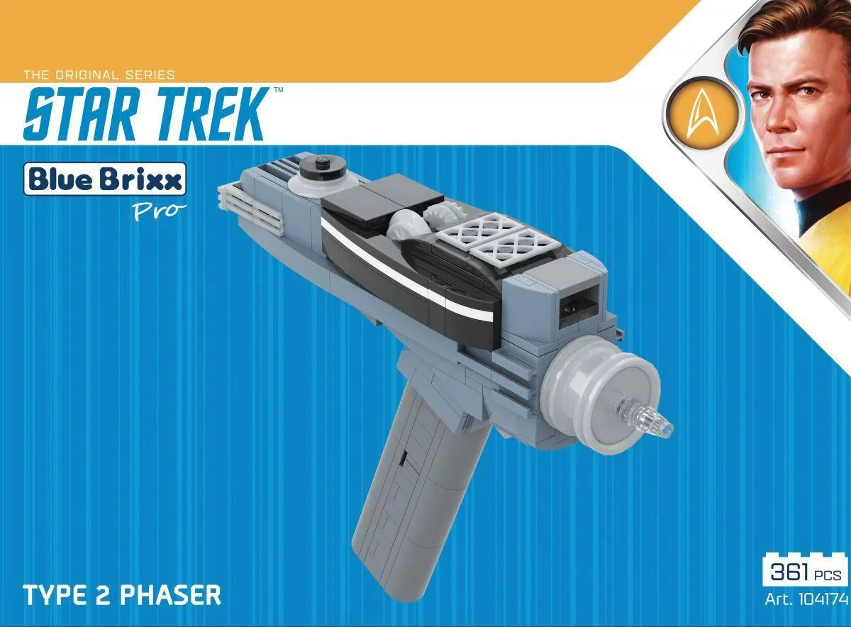 BlueBrixx Phaser de type 2 (TOS) de STAR TREK (BB-104174) - prix | Brick Broker