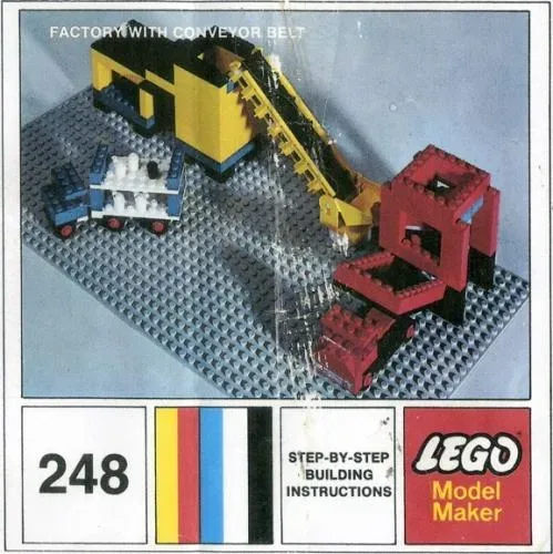 LEGO 248 Usine avec tapis roulant - prix | Brick Broker