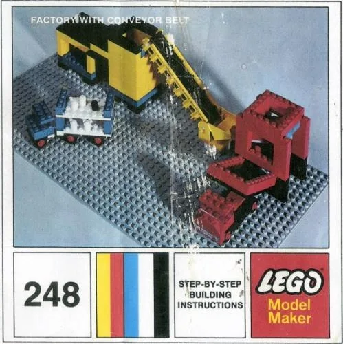LEGO 248 Usine avec tapis roulant - prix | Brick Broker