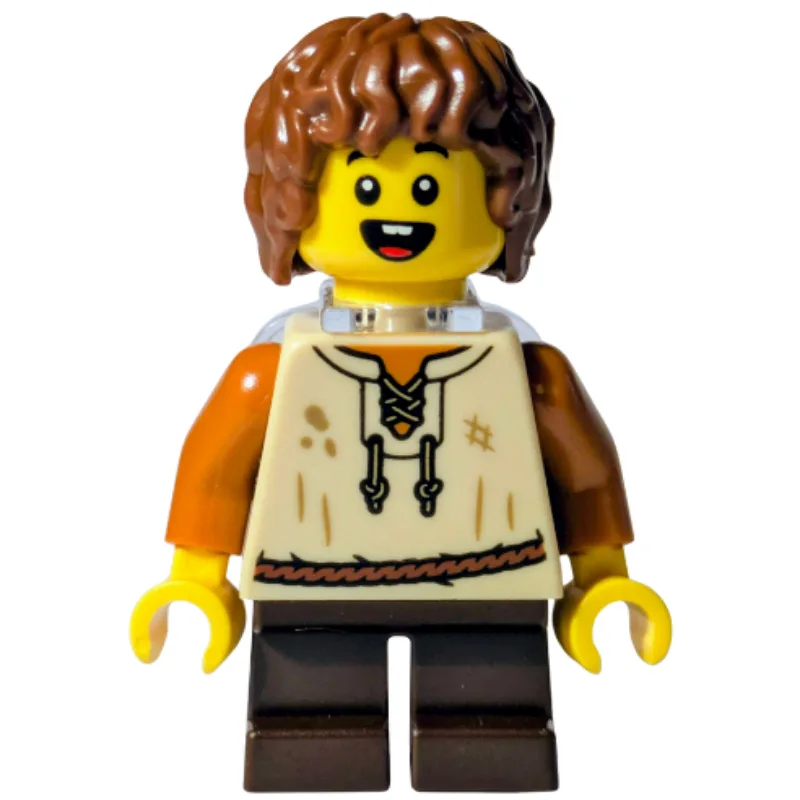 Elf, Tan Torso, Dark Brown Legs, Reddish Brow… — minifigurine LEGO | Brick Broker