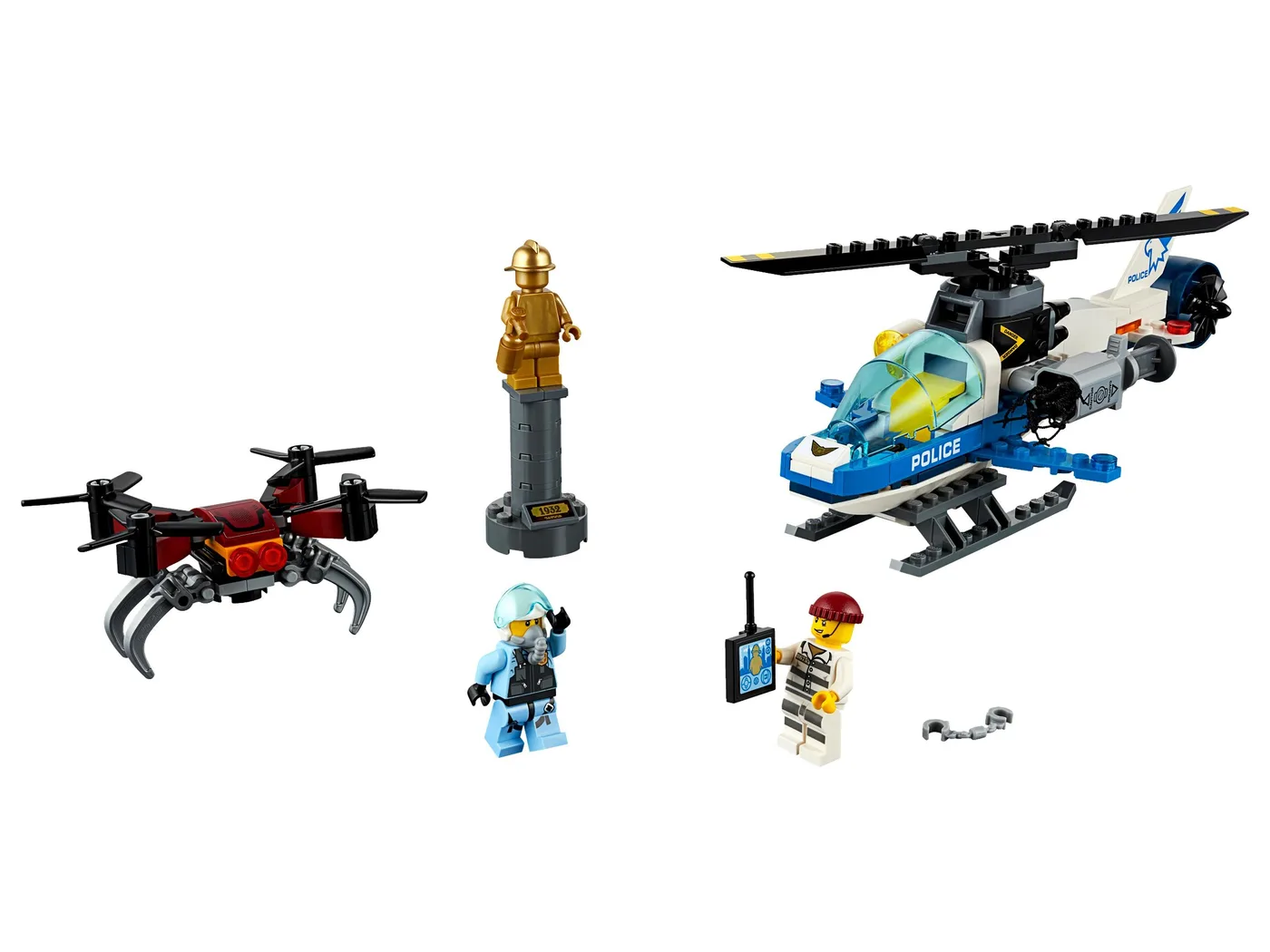 LEGO 60207 Poursuite de drone Sky Police - prix | Brick Broker