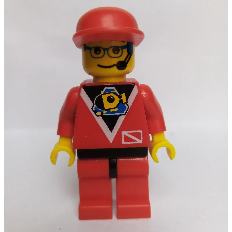 Marine Explorer, Red Shirt with Divers Logo,… — minifigurine LEGO | Brick Broker