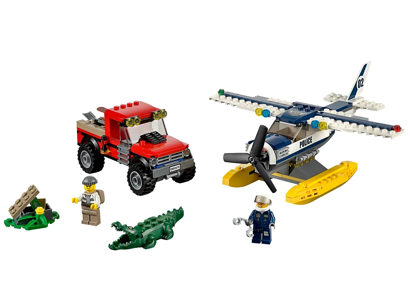 LEGO 60070 Poursuite en hydravion - prix | Brick Broker