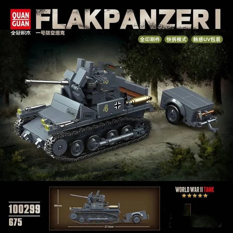 Quanguan FlakPanzer 1 (QUANGUAN-100299) - prix | Brick Broker