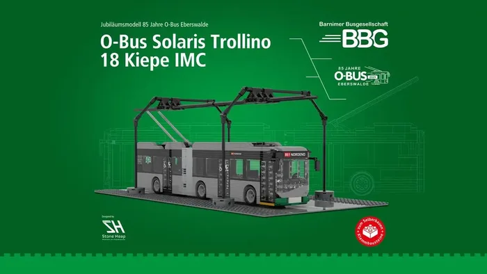 Stone Heap Trolleybus Solaris Trollino 18 Kiepe IMC (SH-2009) - prix | Brick Broker