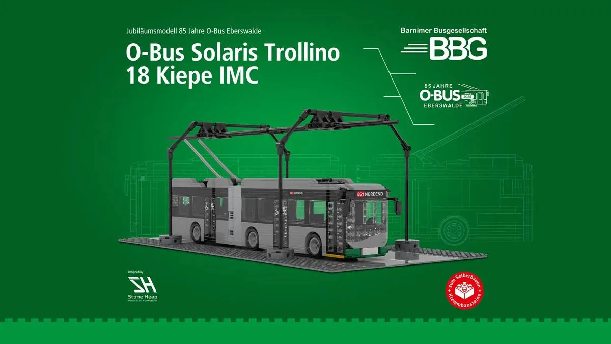 Stone Heap Trolleybus Solaris Trollino 18 Kiepe IMC (SH-2009) - prix | Brick Broker