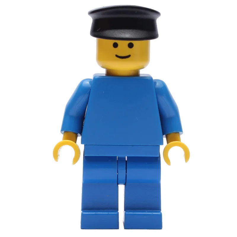 Man - Blue Torso, Blue Legs, Black hat — dans quels sets LEGO ? (fig-004975) | Brick Broker
