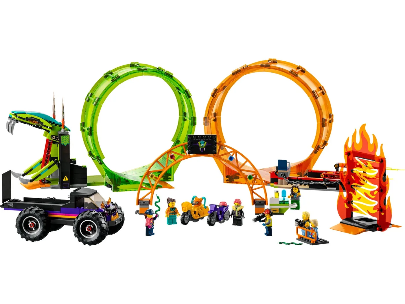 LEGO 60339 Arène de cascades à double boucle - prix | Brick Broker