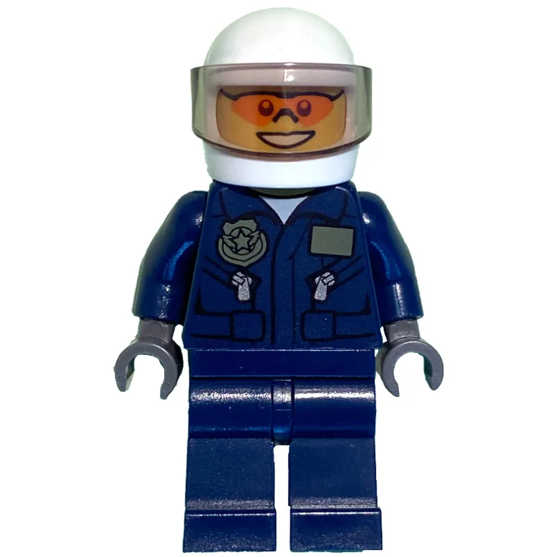 Policeman, Dark Blue Jacket with Pockets and… — minifigurine LEGO | Brick Broker