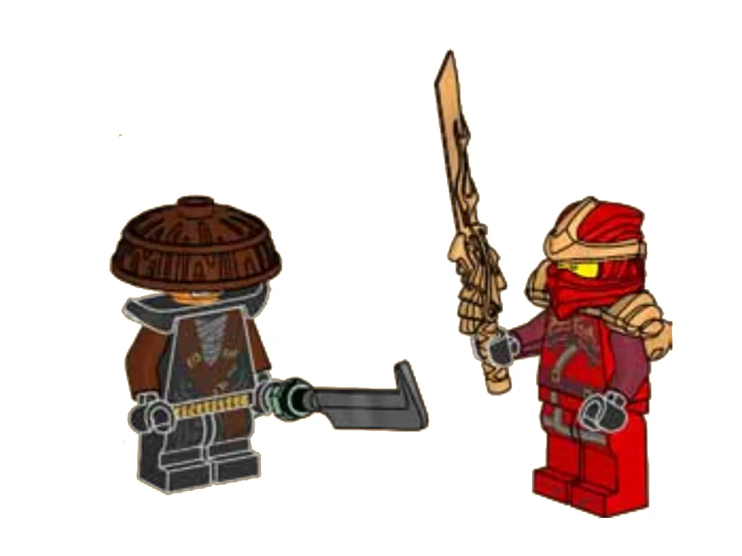 LEGO Kai contre Rox (L0002213-1) - prix et où acheter | Brick Broker