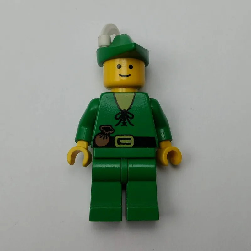 Forestman (Forestmen) - Yellow, White Plume — minifigurine LEGO | Brick Broker