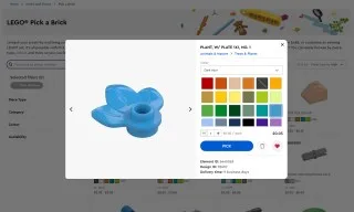 Des listes pour Pick a Brick disponibles dans certaines régions sur LEGO.com | Brick Broker
