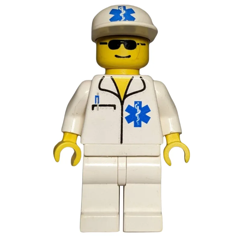 Axel - Doctor, White Shirt with Pocket and St… — minifigurine LEGO | Brick Broker