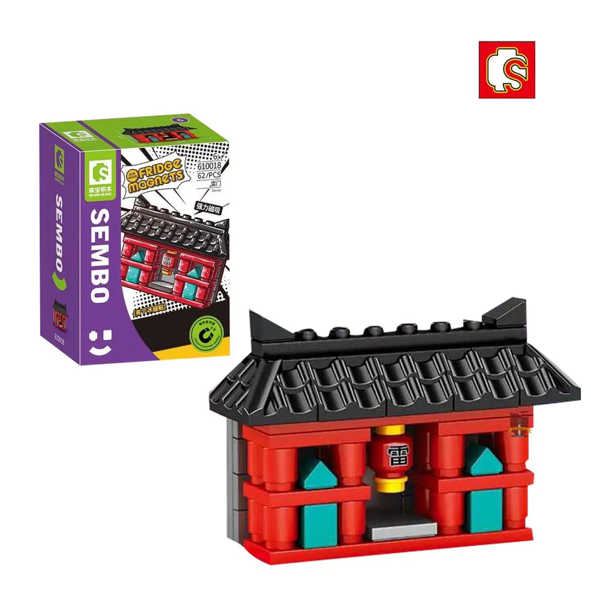 Sembo Aimant de réfrigérateur Temple chinois (SEM-610018) - prix | Brick Broker