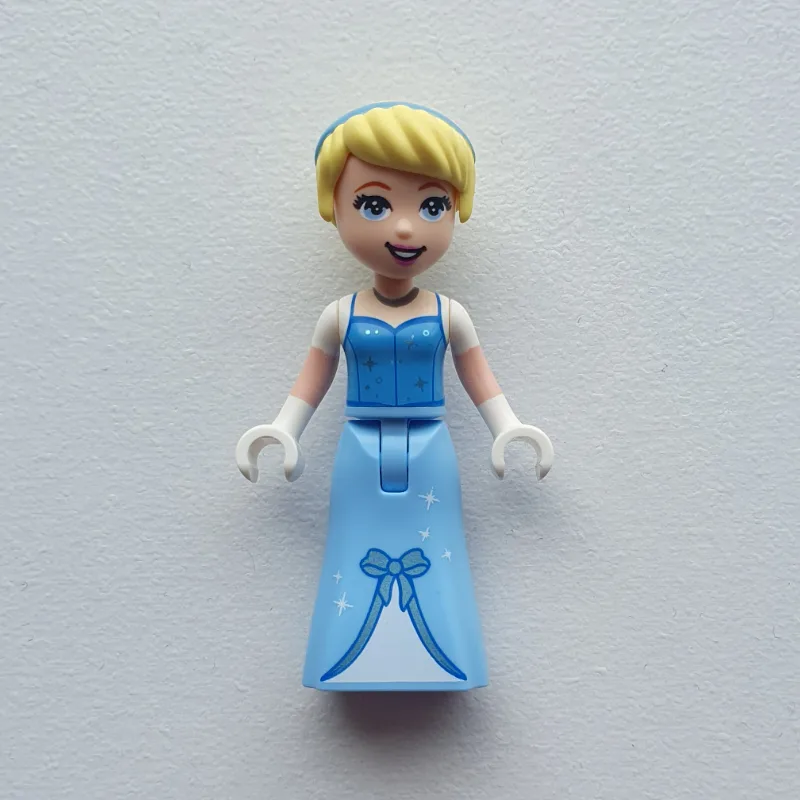 Cinderella - Bright Light Blue Dress, White U… — minifigurine LEGO | Brick Broker