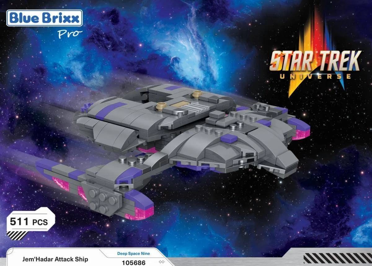 BlueBrixx STAR TREK Vaisseau d'attaque Jem'Hadar (BB-105686) - prix | Brick Broker