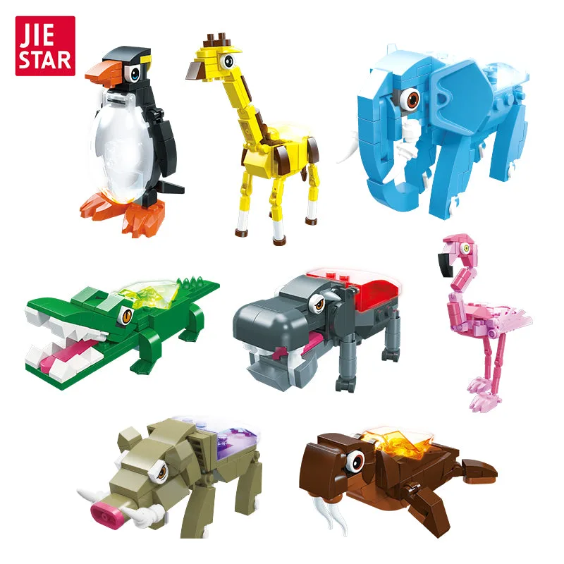 JIESTAR Animal Bundle Set 8-Pack (JS-58238) - prix | Brick Broker