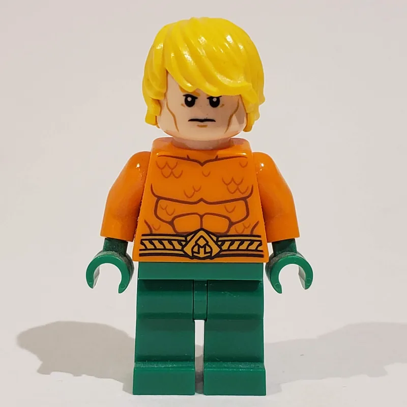 Aquaman, Short Yellow Hair (3626c Head) — minifigurine LEGO | Brick Broker