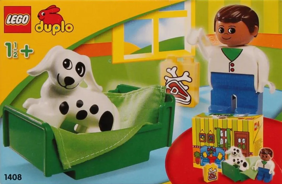 LEGO 1408 Promener le chien avec Papa - prix | Brick Broker