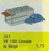 LEGO 261 Coccinelle VW 1:87 avec garage - prix | Brick Broker