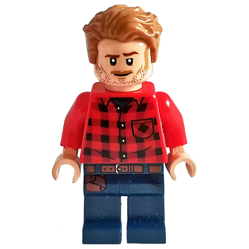Owen Grady, Red Plaid Shirt — dans quels sets LEGO ? (fig-012485) | Brick Broker