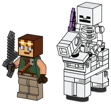 LEGO 662509 Héros avec squelette et cheval squelette - prix | Brick Broker