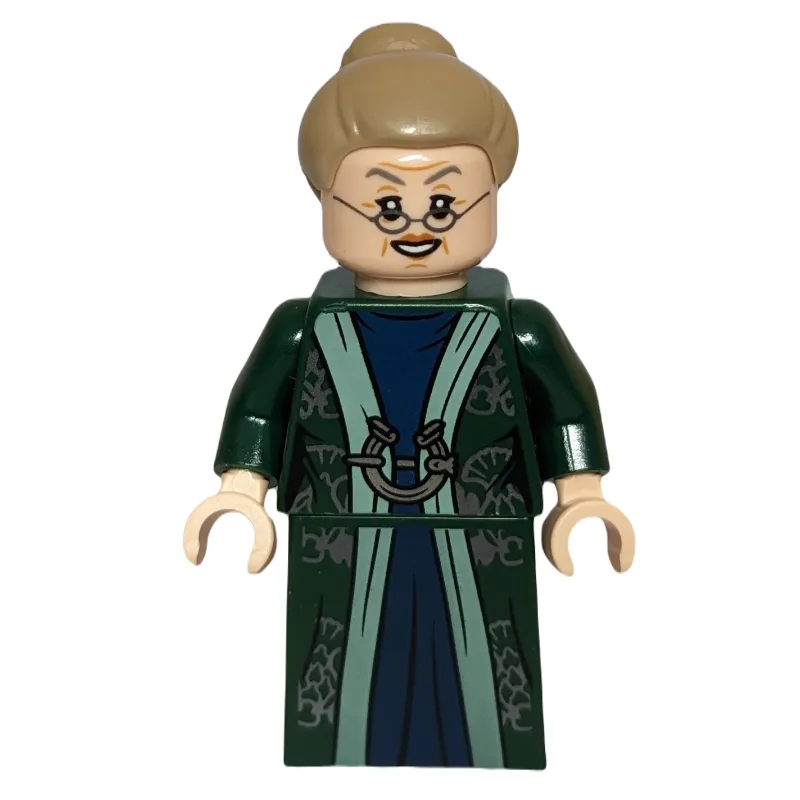 Professor Minerva McGonagall, Dark Green Robe… — minifigurine LEGO | Brick Broker
