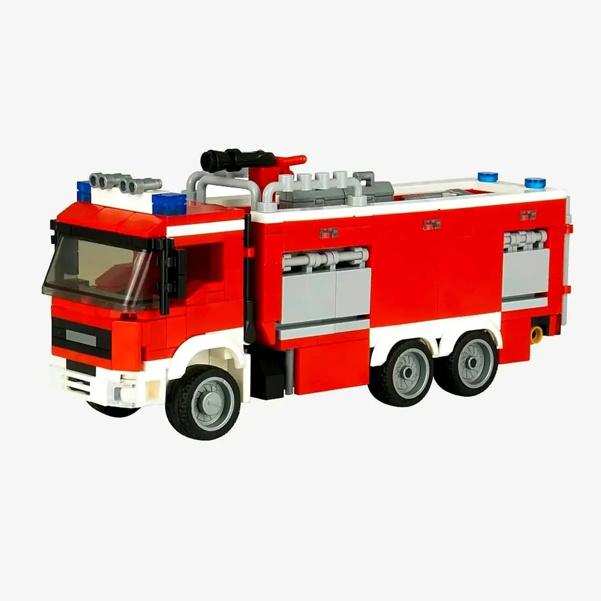 BlueBrixx Camion de pompiers Augsburg, TGS, GTLF 26-360 (BB-100282) - prix | Brick Broker