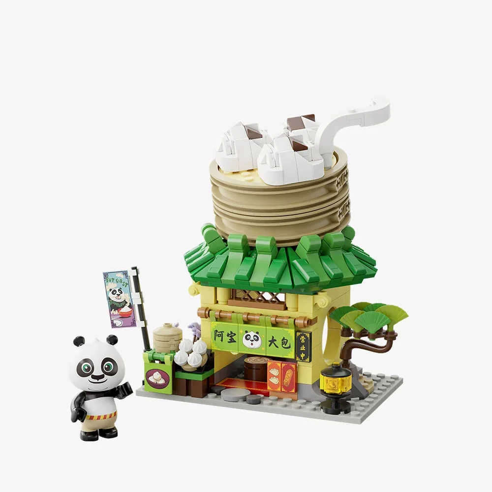 Pantasy X Kung Fu Panda Mini Street View - Le restaurant de raviolis de Po 86505 (PANT-86505EN) - prix | Brick Broker