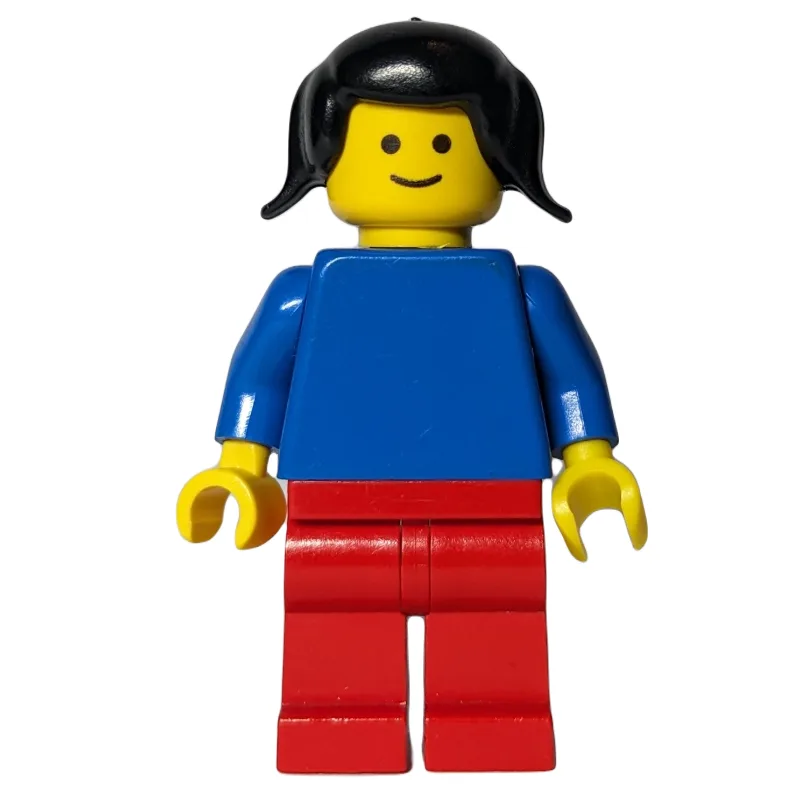 Woman - Blue Torso, Red Legs — dans quels sets LEGO ? (fig-004401) | Brick Broker