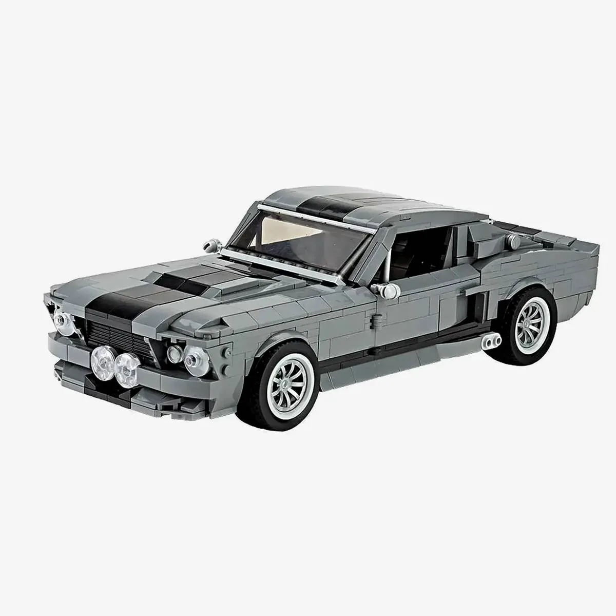 BlueBrixx Voiture de muscle américaine grise de 1967 (BB-102912) - prix | Brick Broker