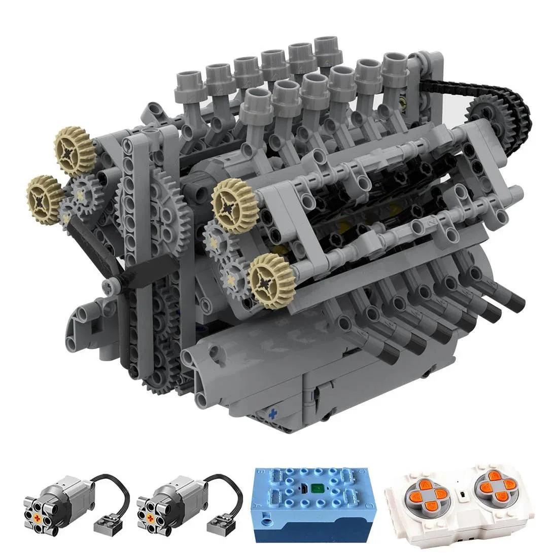 LesDiy Moteur V12 avec boîte de vitesses (LESDIY-3463576) - prix | Brick Broker