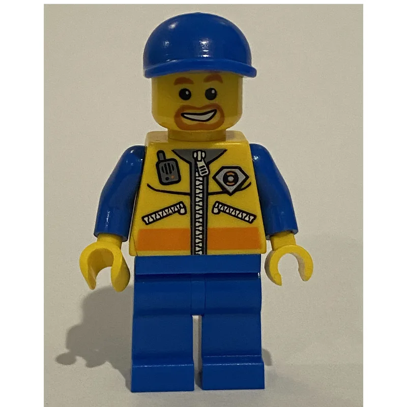 Coast Guard, Yellow Jacket with Zipper, Radio… — minifigurine LEGO | Brick Broker