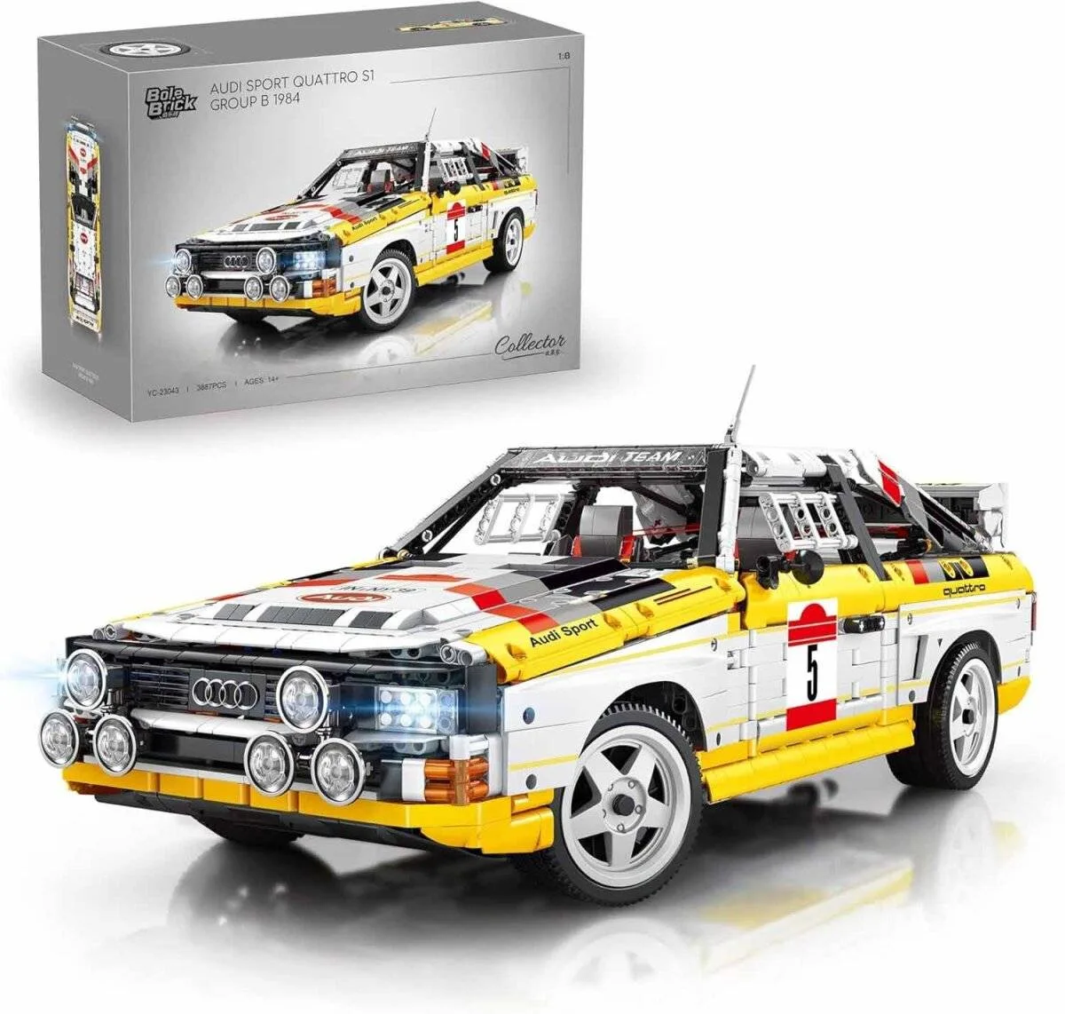 Xinyu Happy Build Audi™ Sport Quattro S1 Groupe B 1984 (YC-23043) - prix | Brick Broker