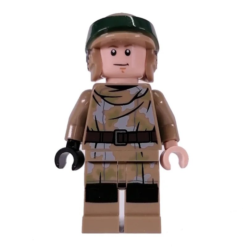 Luke Skywalker, Dark Tan Endor Outfit, Helmet — minifigurine LEGO | Brick Broker