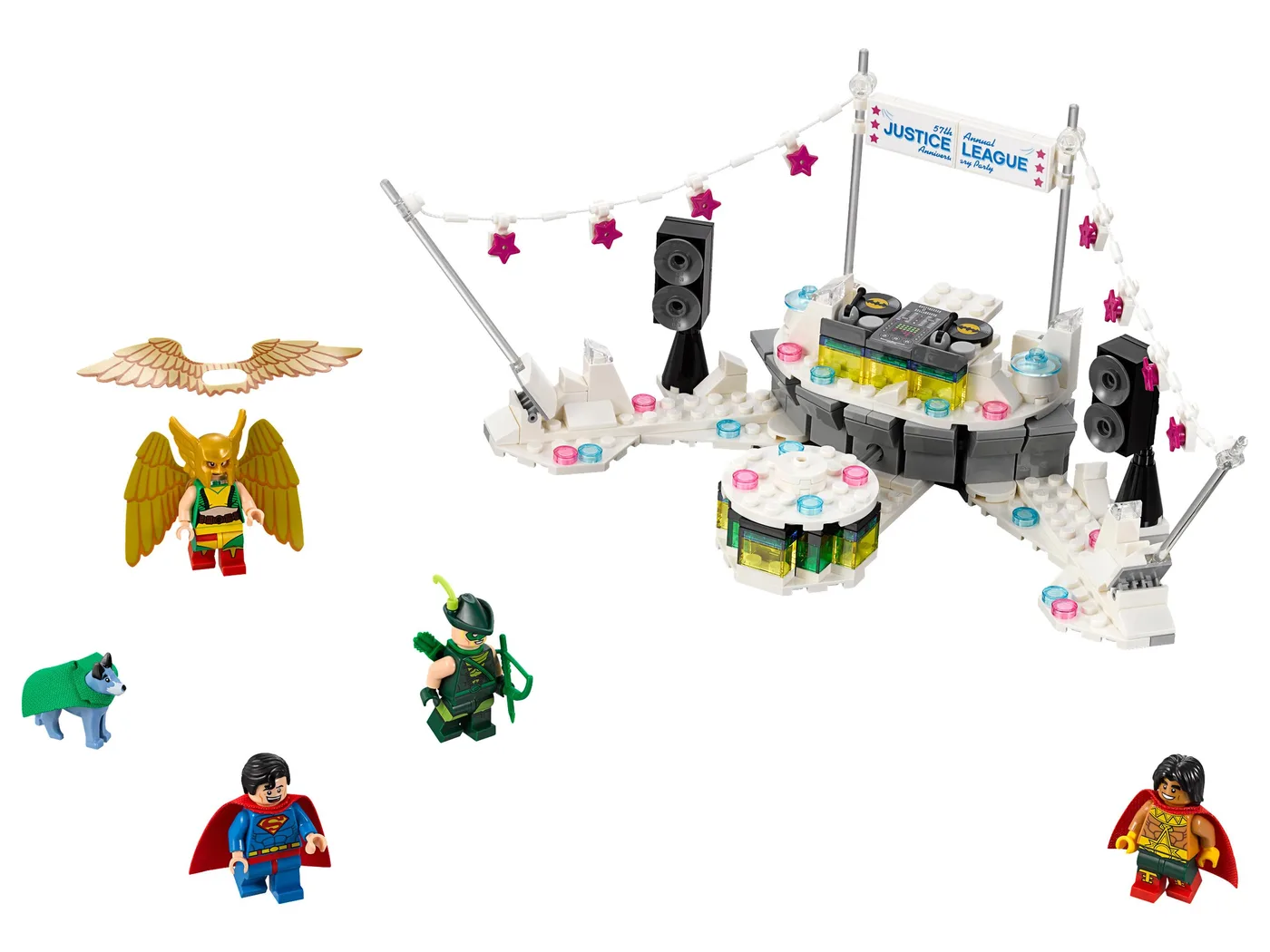 LEGO 70919 La Fête Anniversaire de la Justice League - prix | Brick Broker