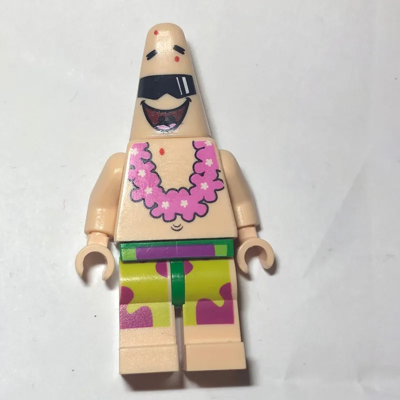 Patrick Star with Lei and Sunglasses — dans quels sets LEGO ? (fig-003286) | Brick Broker