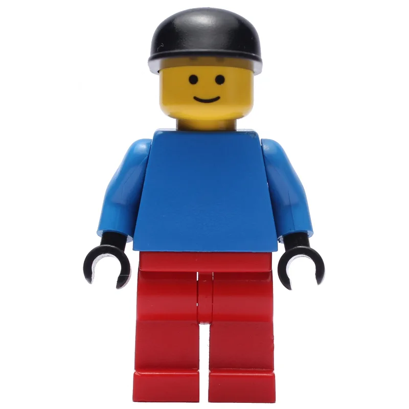 Soccer Player Goalie Blue Torso, Red Legs, Bl… — minifigurine LEGO | Brick Broker