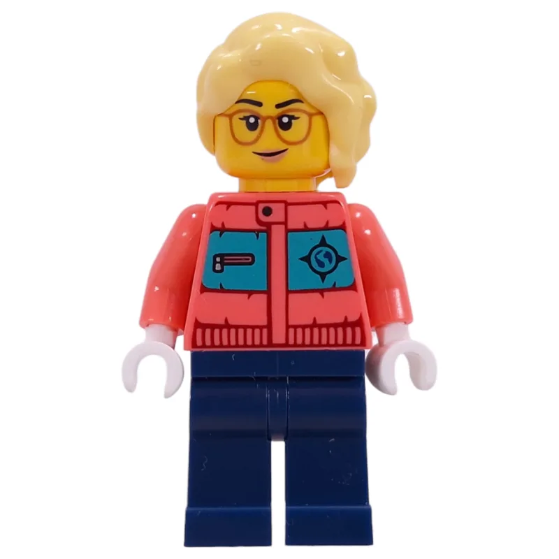 Arctic Explorer, Coral Torso, Dark Blue Legs,… — minifigurine LEGO | Brick Broker