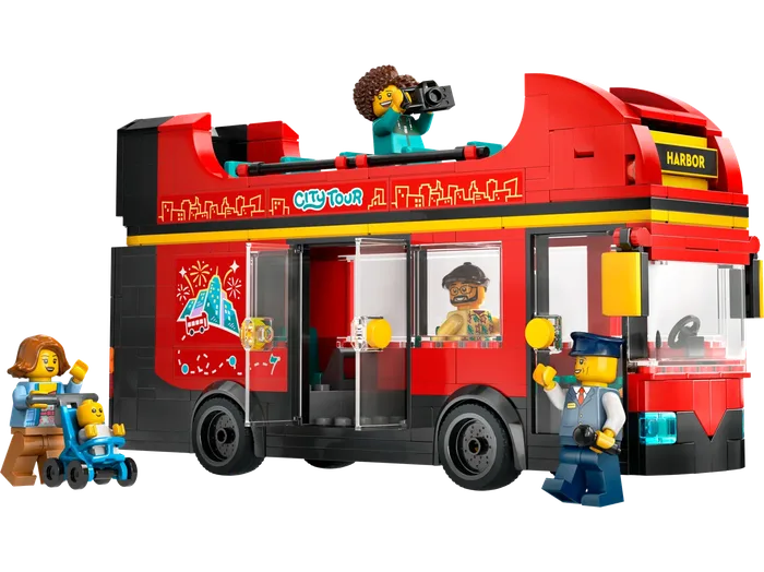 LEGO 60407 Bus touristique rouge à deux étages - prix | Brick Broker