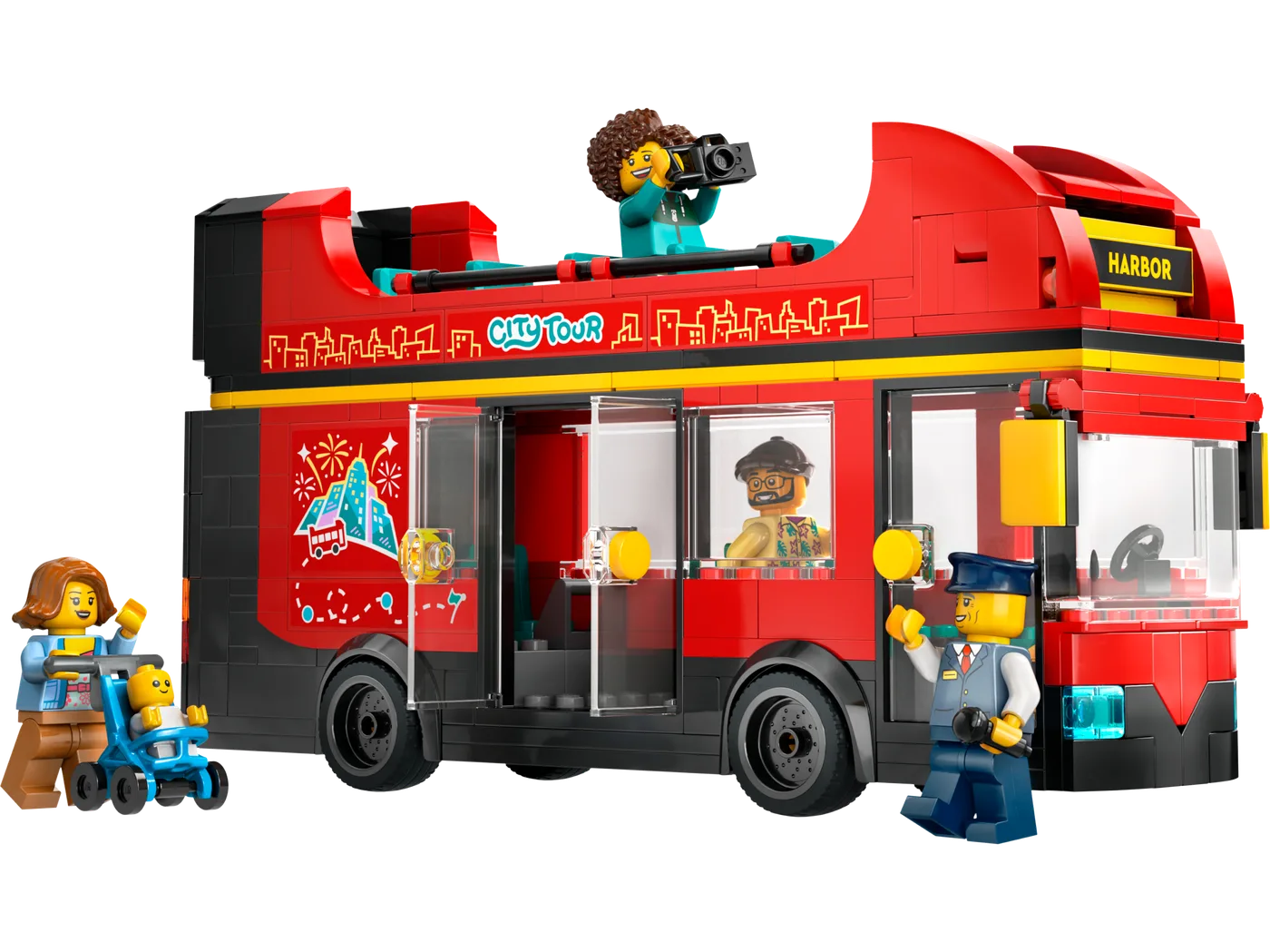 LEGO 60407 Bus touristique rouge à deux étages - prix | Brick Broker