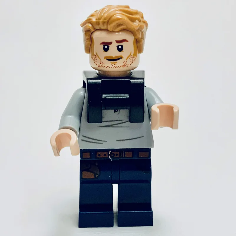 Owen Grady in Light Bluish Gray Shirt, Black… — minifigurine LEGO | Brick Broker