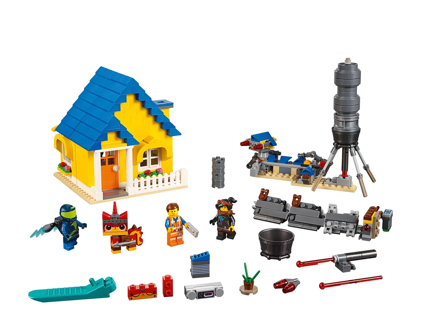 LEGO 70831 La maison de rêve d'Emmet / La fusée de sauvetage ! - prix | Brick Broker