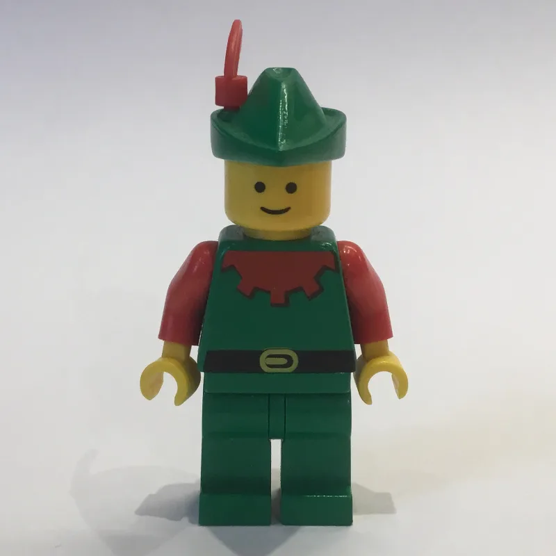 Forestman (Forestmen) - Red, Green Hat, Red P… — minifigurine LEGO | Brick Broker